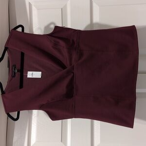 Banana Republic Ponte Knit Wrap Bodice Top Size Medium NWT